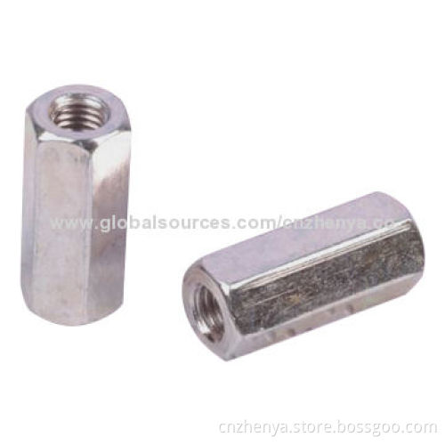 Stainless steel hex long nut/coupling nutNew